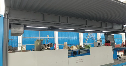 集裝箱式全自動切管套絲生產線